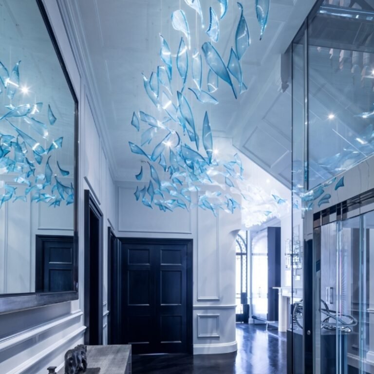 Modern Hotel Lobby Chandelier  Project Design